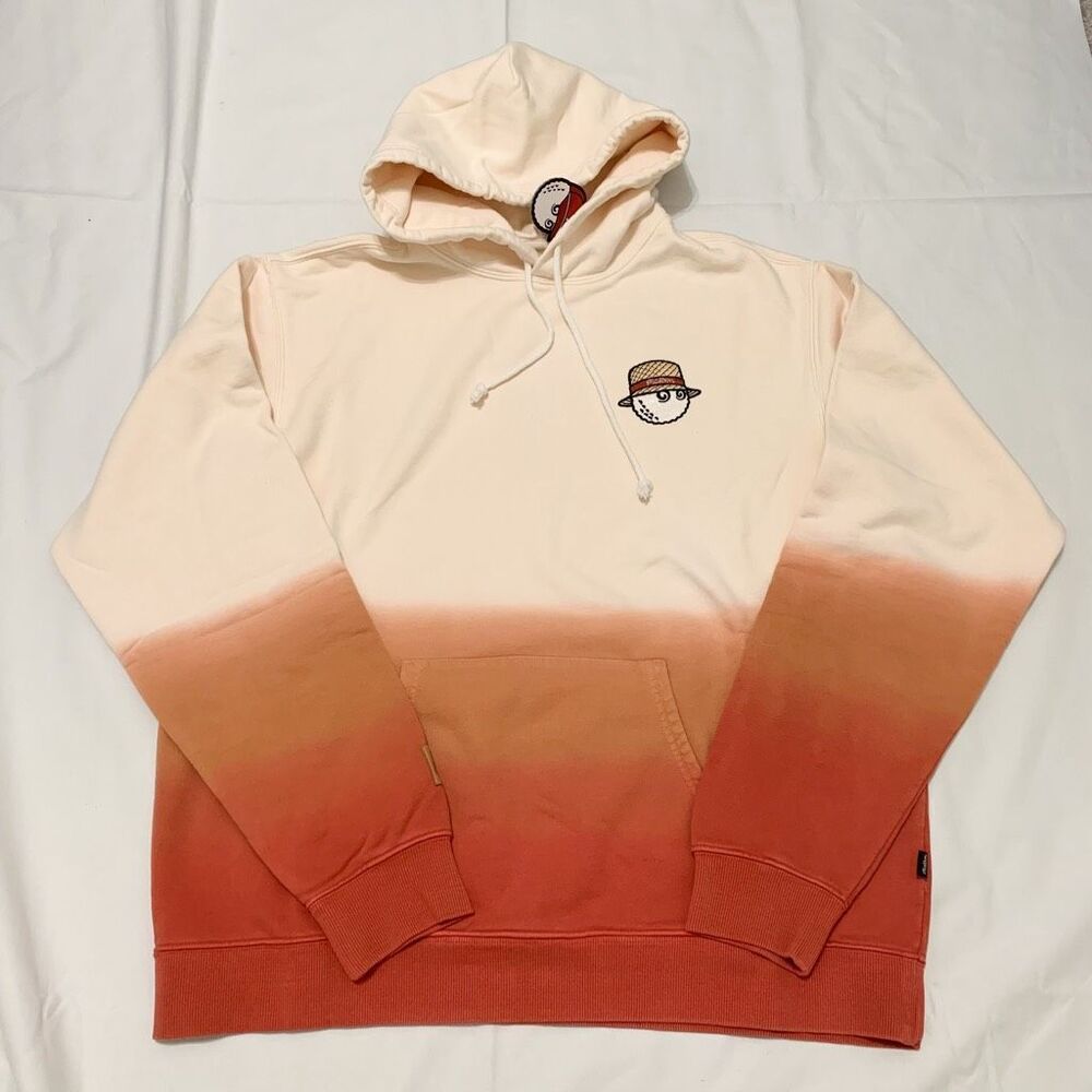 NWT Malbon Golf Sz L Mens Somerset bucket club Colorway Hoodie hooded Sweatshirt